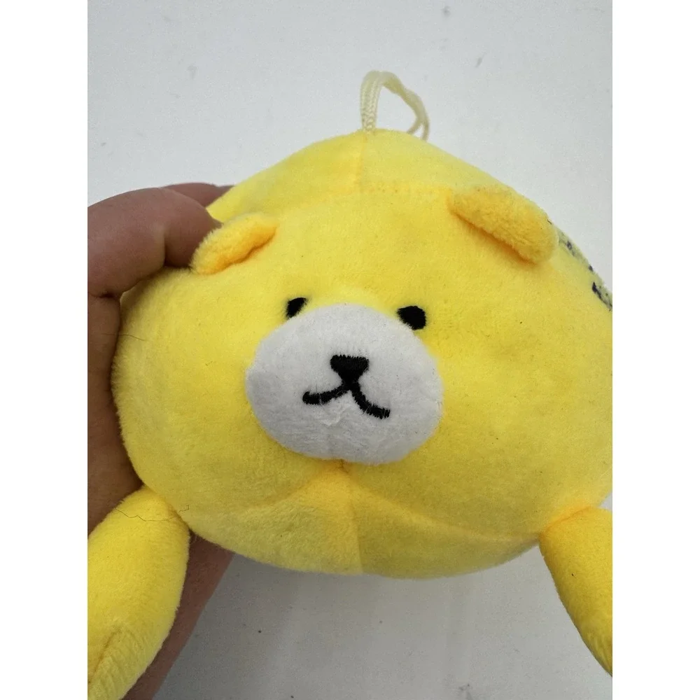 Huis Ten Bosch bear plush toy‎ Yellow Bear EUC tush tag Round from Japan RARE